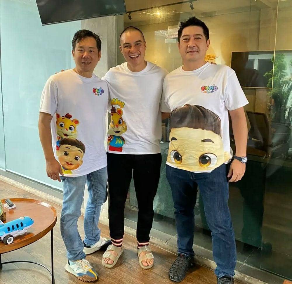 potret Baim Wong botak (instagram.com/andi.lumine)