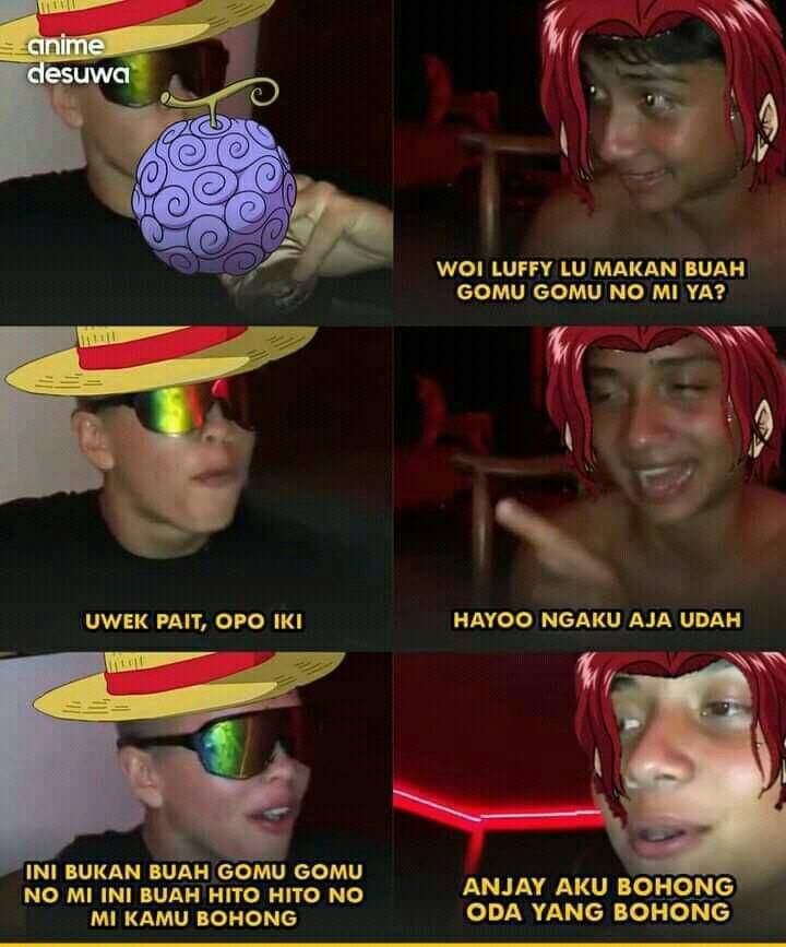 Luffy setelah bab terbaru One Piece ( Dok. Facebook.com/Kiko)