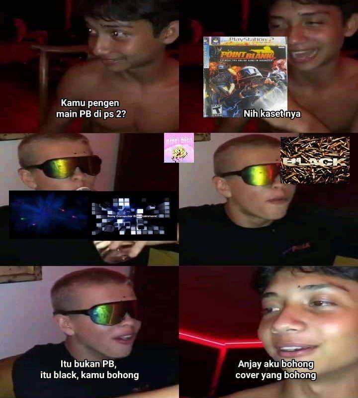 Ketika dapat kaset game gratis (Dok. Facebook.com/Meme Khusus Dinikmati)