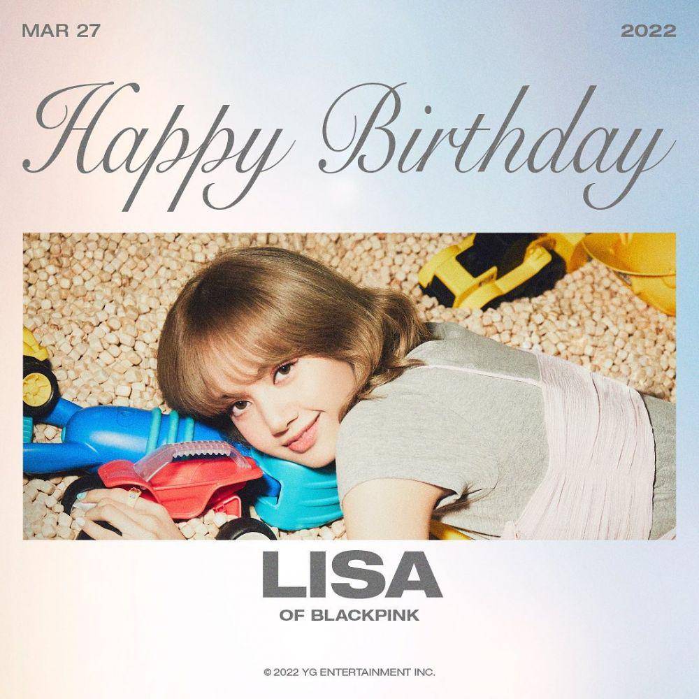 official poster ulang tahun Lisa Blackpink (instagram.com/blackpinkofficial)