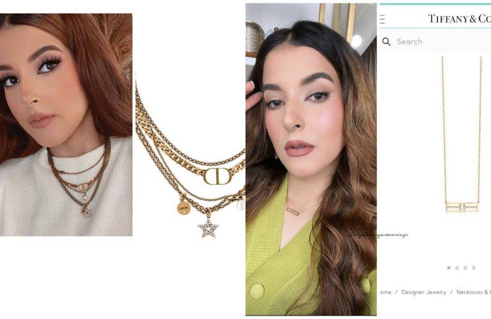 kolase kalung yang dipakai Tasya Farasya (instagram.com/tasyafarasya.wearings | instagram.com/tasyafarasya.wearings)