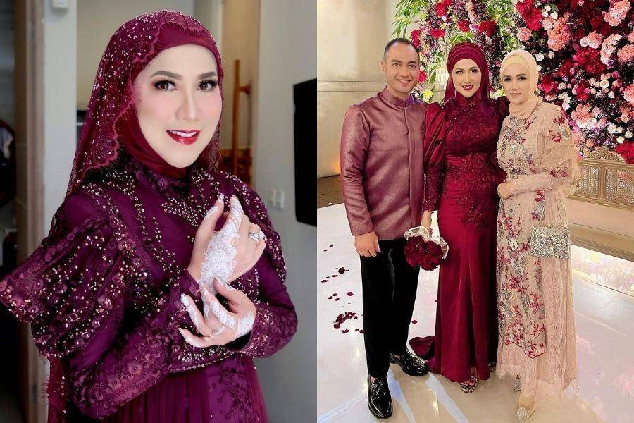 Busana dan makeup Venna Melinda. (instagram.com/olisherawati / instagram.com/mulanjameela1)