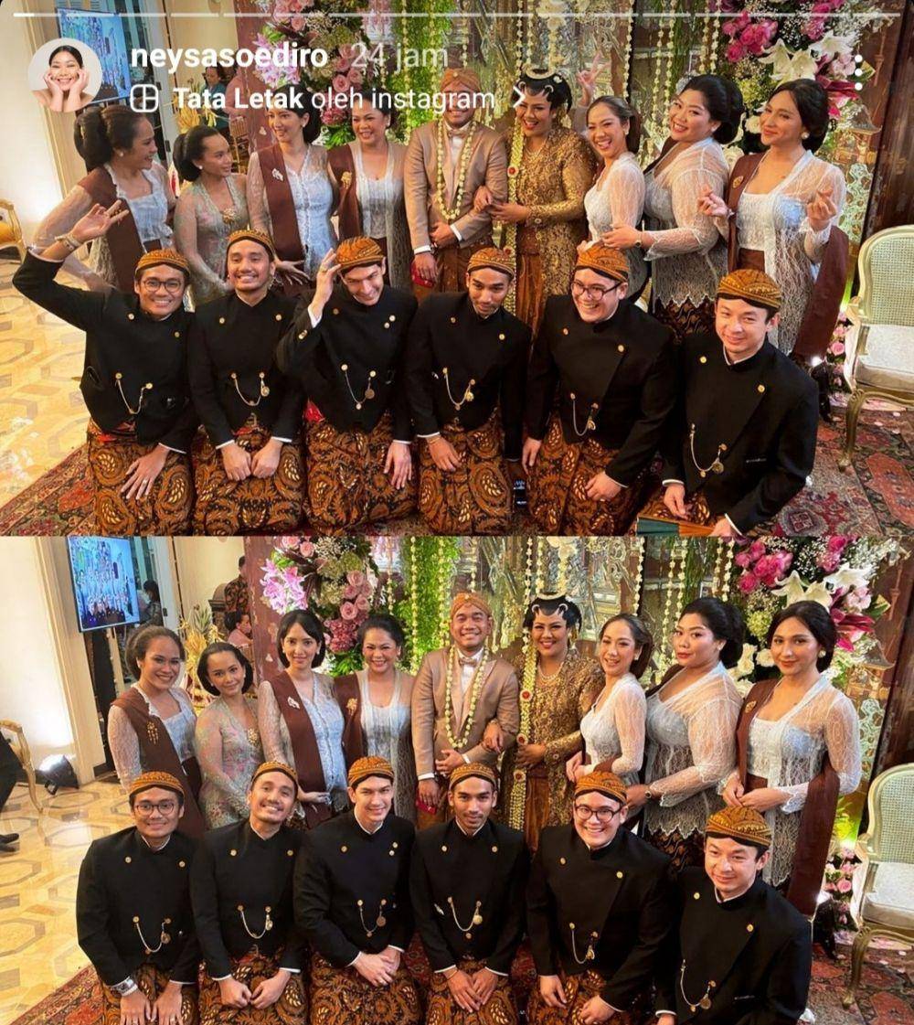 potret Bunga Citra Lestari jadi bridesmaid (instagram.com/neysasoediro)