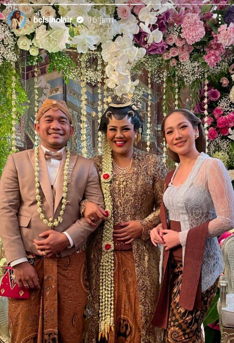 potret BCL jadi bridesmaid (instagram.com/bclsinclair)