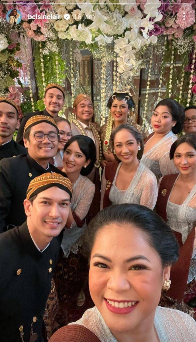 potret BCL jadi bridesmaid (instagram.com/bclsinclair)