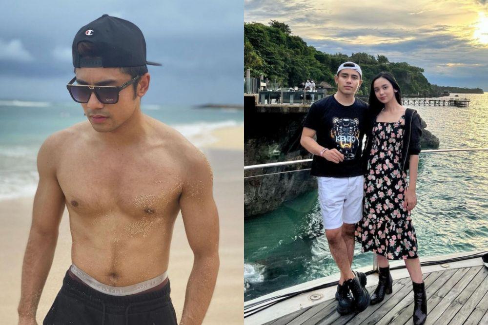 9 Potret Riza Syah Liburan di Pantai, Ada Lyodra Ginting!
