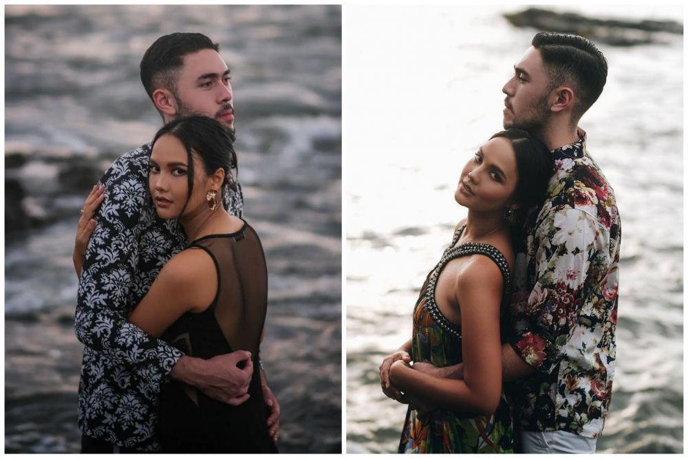 Romantis, 9 Potret Prewedding Valerie Twins dan Kekasih di Pantai Bali