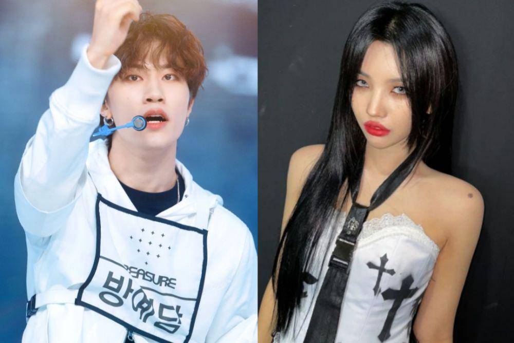 Yedam TREASURE dan Soyeon (G)I-DLE (programs.sbs.co.kr | instagram.com/tiny.pretty.j)