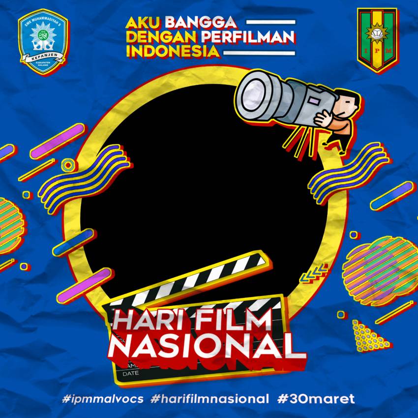 Twibbon Hari Film Nasional 2022 (pranala.link)