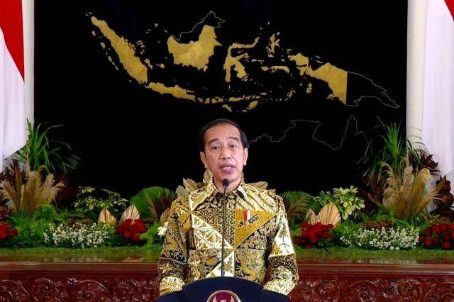 Presiden Jokowi Resmikan Pembukaan Rakornas transformasi Digital dan pendataan lengkap koperasi dan UMKM (youtube.com/Sekretariat Presiden)