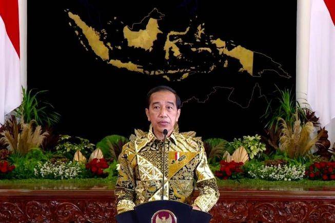 Presiden Jokowi Resmikan Pembukaan Rakornas transformasi Digital dan pendataan lengkap koperasi dan UMKM (youtube.com/Sekretariat Presiden)