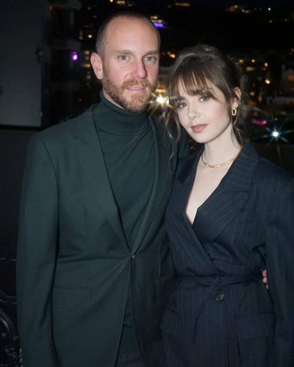 Charlie McDowell & Lily Collins (instagram.com/lilyjcollins)
