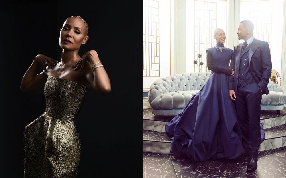 10 Potret Jada Pinkett Smith dengan Gaun, Menawan dan Glamour!