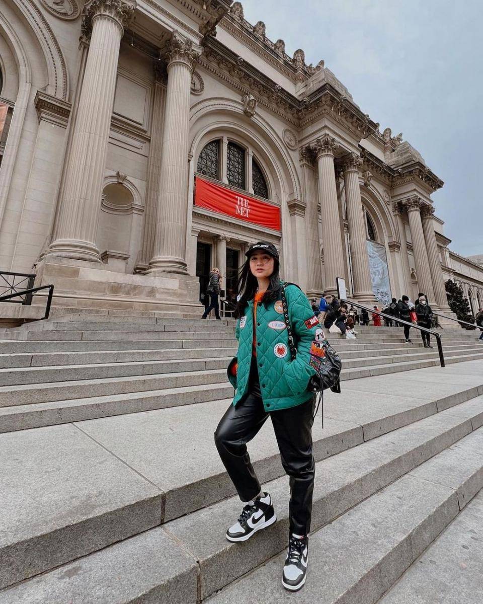 outfit dengan pants ala Febby Rastanty (instagram.com/febbyrastanty)