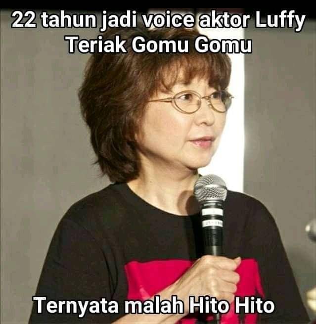 Mayumi Tanaka, pengisi suara Luffy ( Dok. Facebook.com/ Ventir Id)