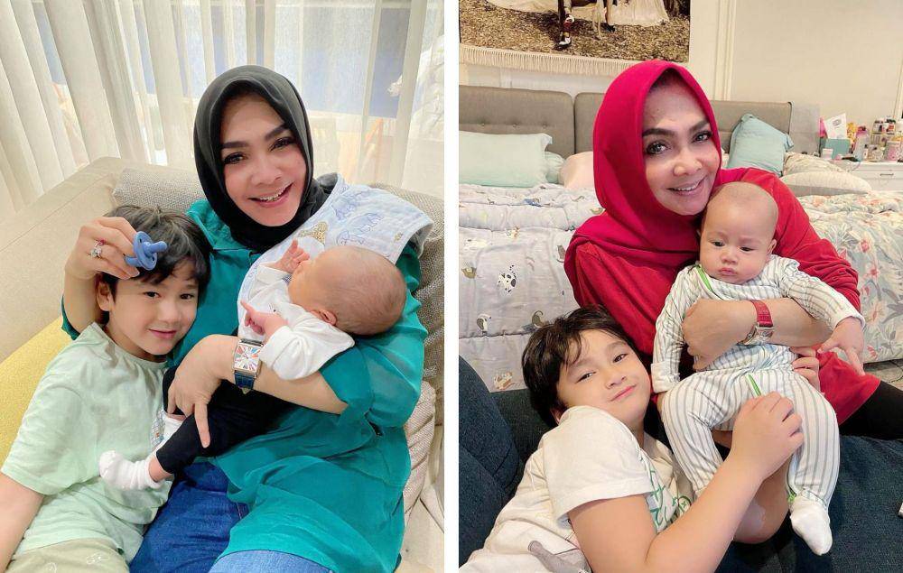 potret Rieta Amilia dan cucu (instagram.com/rieta_amilia)