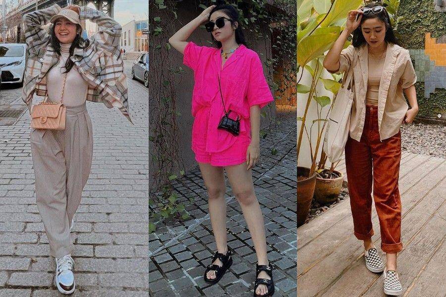 outfit dengan pants ala Febby Rastanty (instagram.com/febbyrastanty)