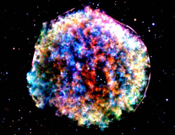 gambar ledakan bintang atau yang dikenal dengan nama supernova (dok. NASA)