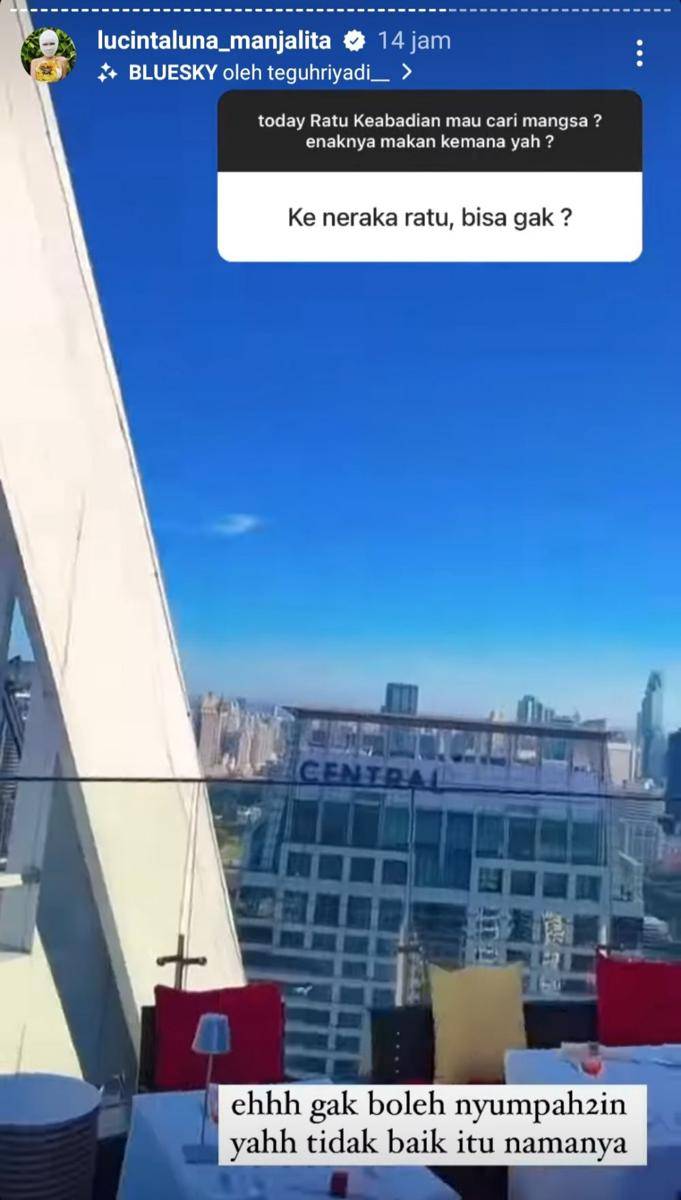 QnA Lucinta Luna (instagram.com/lucintaluna_manjalita)