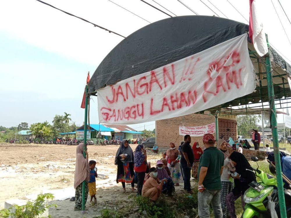 Para Petani CTS Memohon Lahan Eks HGU PTPN II ke Gubernur Edy
