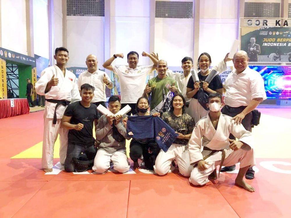 Total 7 Medali di Kasad Cup 2022, Tim Judo Sumut Bikin PB PJSI Kaget