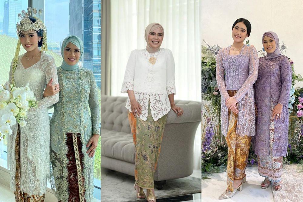 9 Kebaya Kakak Alya Rohali, Awet Mudanya Tak Kalah dengan sang Anak