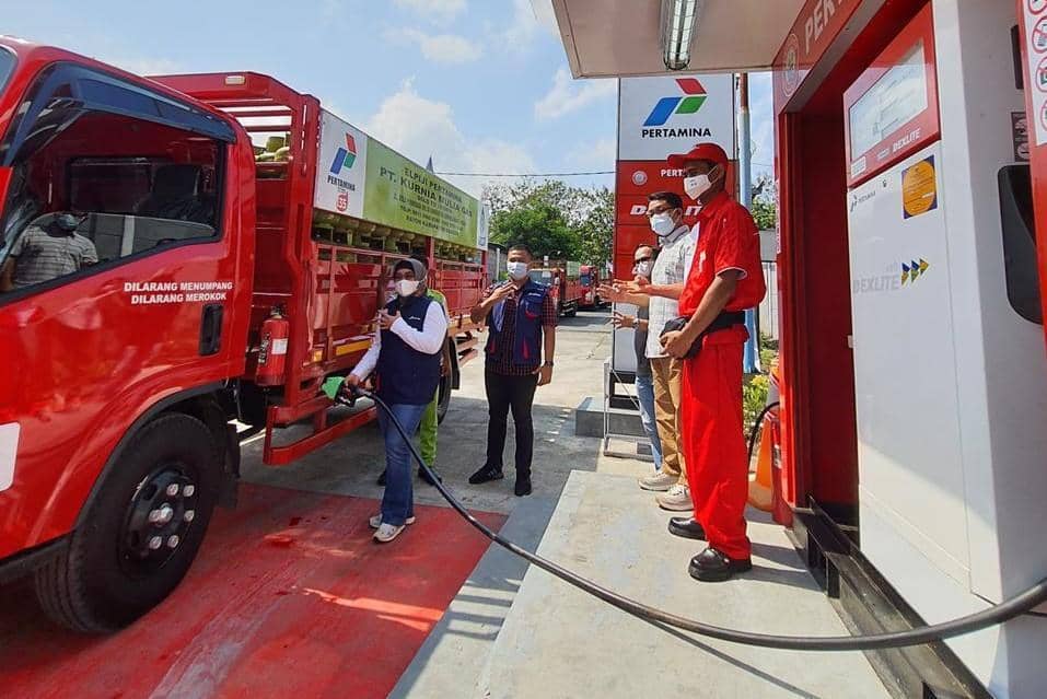Pertashop Dexlite pertama di jawa Tengah resmi beroperasi.