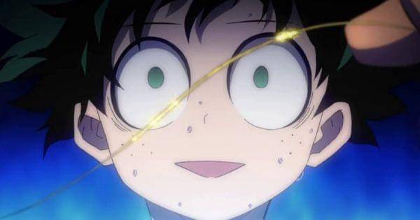 Izuku ditawari All Might memakan rambutnya ( Dok. Bones/My Hero Academia)