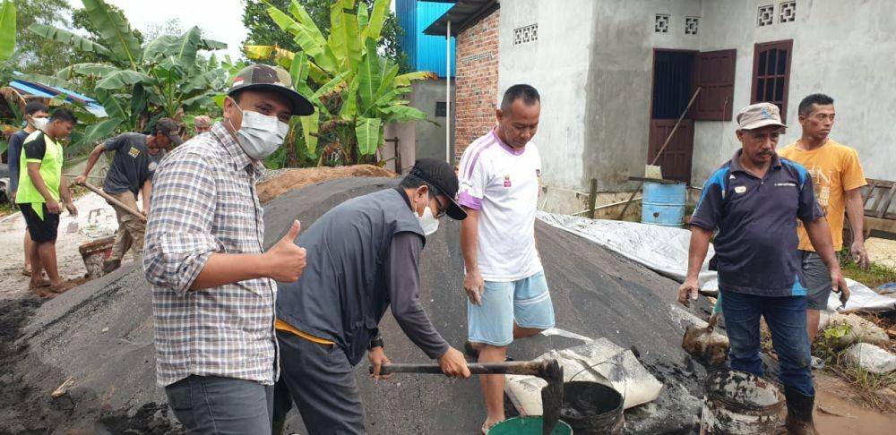 Pemanfaatan faba sebagai bahan bangunan di Kelurahan Kariangau Balikpapan Kaltim. Foto istimewa