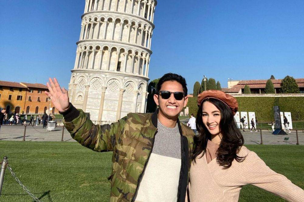potret honeymoon Belva dan Sabrina di Italia (instagram.com/belvadevara)