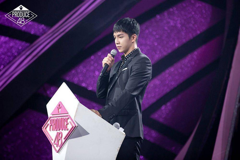 Lee Seung Gi di program survival Produce 48 (post.naver.com/엠넷)