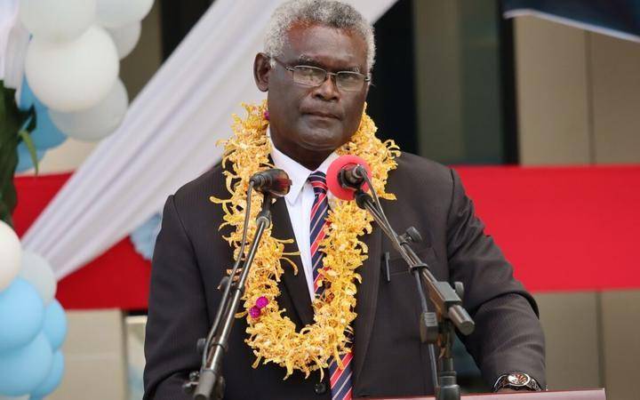 Perdana Menteri Kepulauan Solomon Manasseh Sogavare (rnz.co.nz)