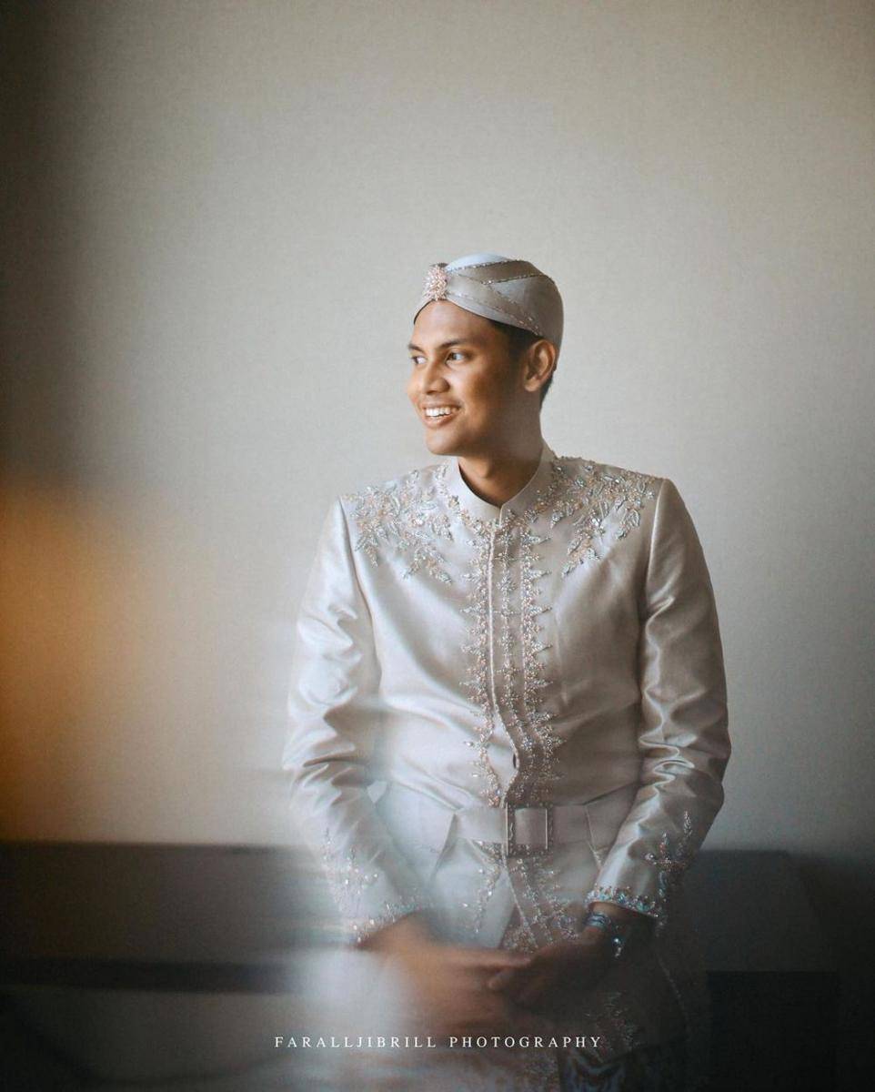 Momen akad nikah Ibnu Wardani dan Lalita Hutami. (instagram.com/faralljibrill_official)