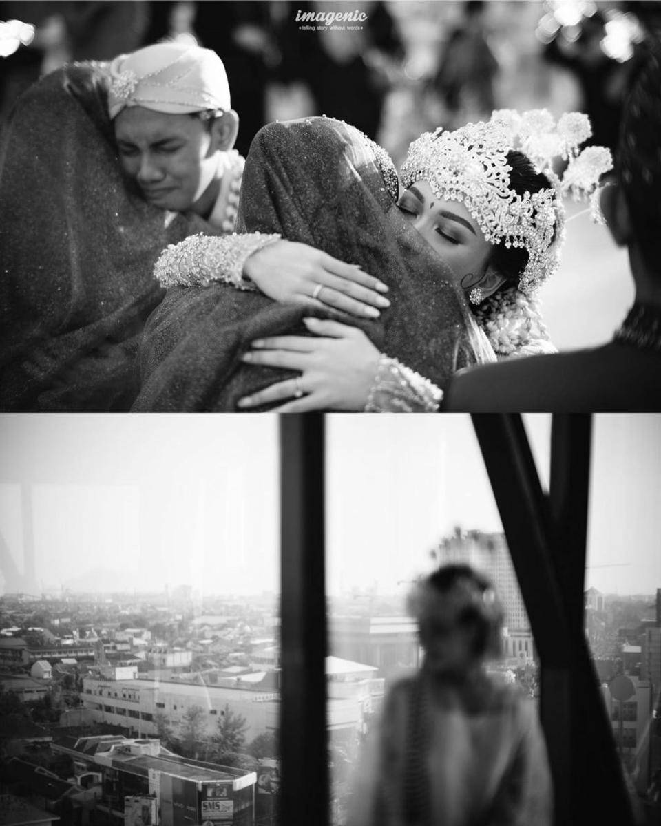 Momen akad nikah Ibnu Wardani dan Lalita Hutami. (instagram.com/imagenic)