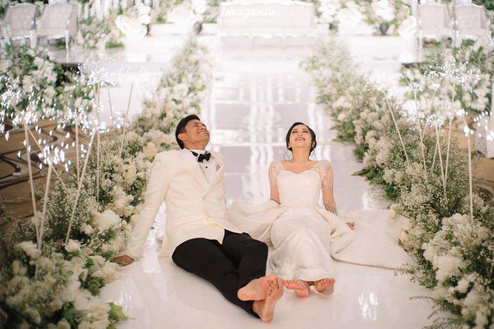 Resepsi pernikahan Ibnu Wardani dan Lalita Hutami. (instagram.com/imagenic)