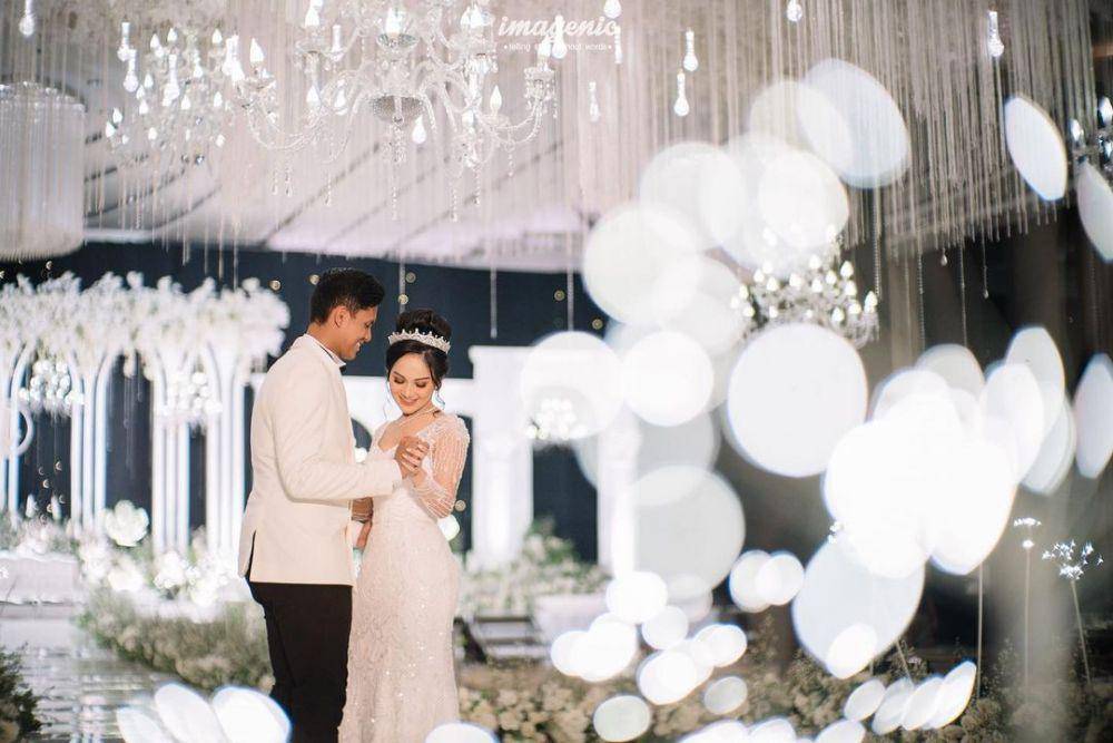 Resepsi pernikahan Ibnu Wardani dan Lalita Hutami. (instagram.com/imagenic)