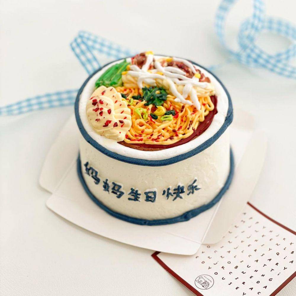 ide kue ulang tahun tema dumpling noodle (instagram.com/mynimanami)