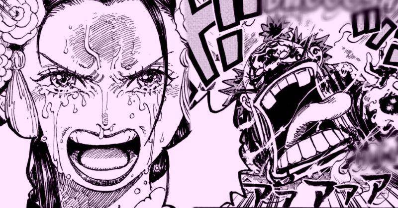 Hiyori dan Orochi di One Piece 1044. (mangaplus.shueisha.co.jp/One Piece)