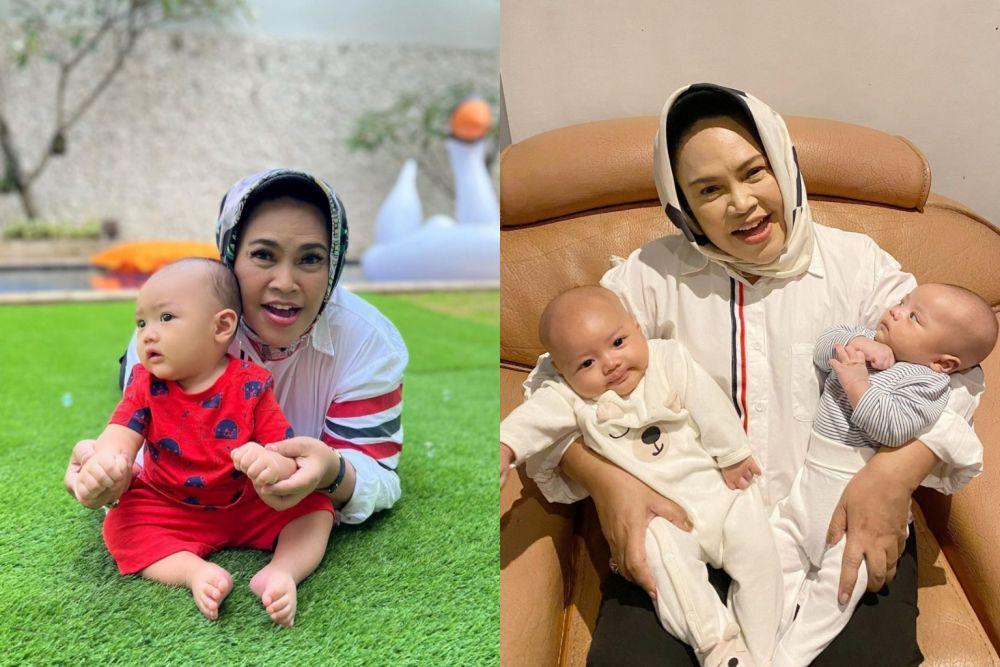 Sudah jadi Nenek, 9 Potret Hetty Koes Endang Momong Cucu