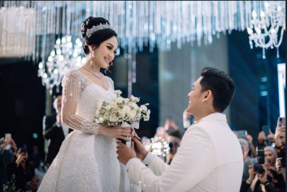 Resepsi pernikahan Ibnu Wardani dan Lalita Hutami. (instagram.com/forma.photograph)