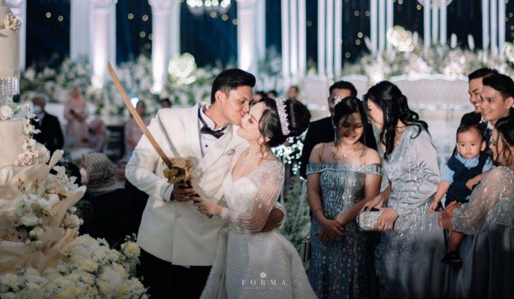 Resepsi pernikahan Ibnu Wardani dan Lalita Hutami. (instagram.com/forma.photograph)