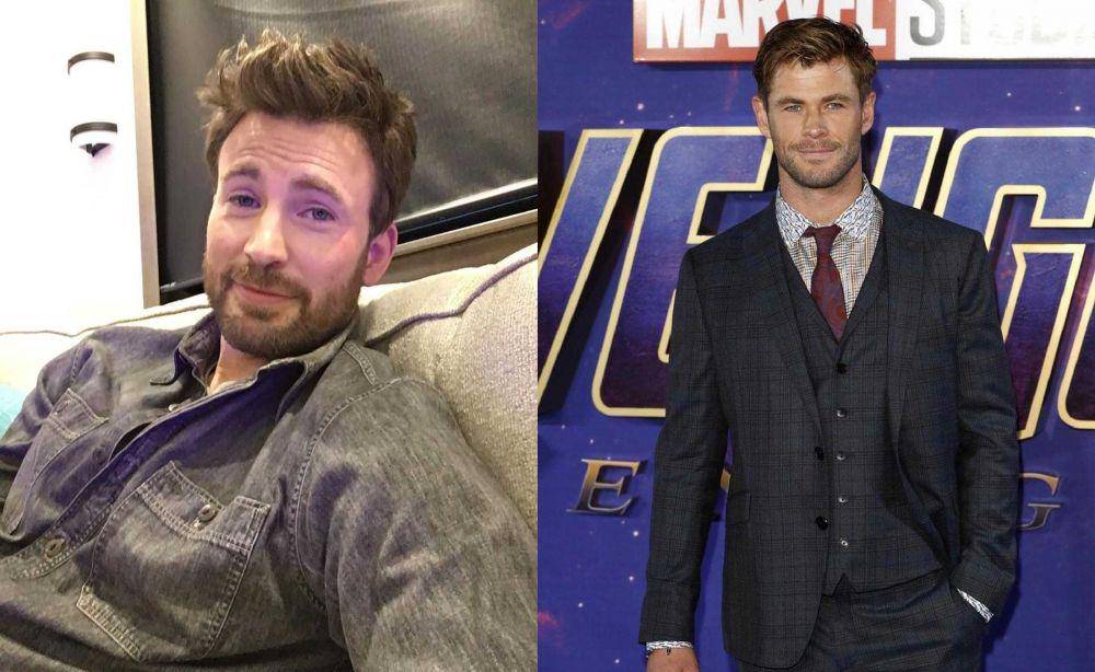 Chris Evans dan Chris Hemsworth (instagram.com/chrisevans | instagram.com/chrishemsworth)