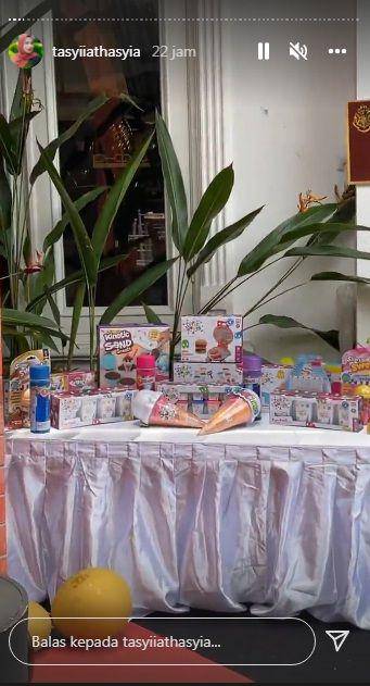 potret dekorasi acara ulang tahun anak Tasyi Athasyia (instagram.com/tasyiiathasyia)