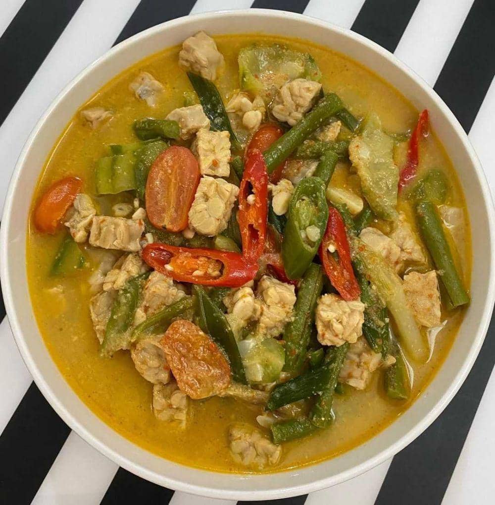 ilustrasi sayur lodeh tempe(Instagram.com/restirusta)