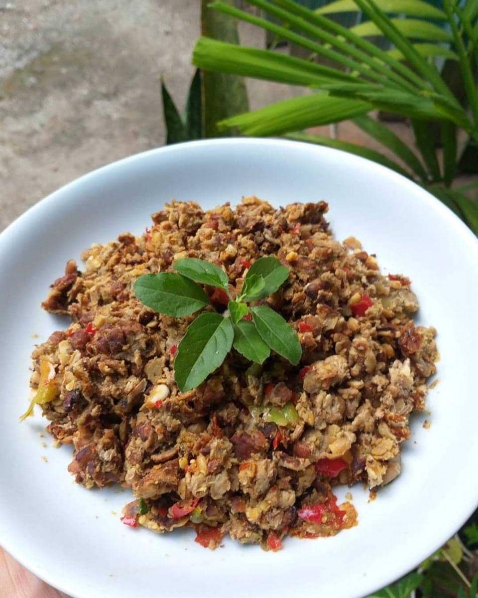 ilustrasi tempe penyet(Instagram.com/Dian.mariasari)