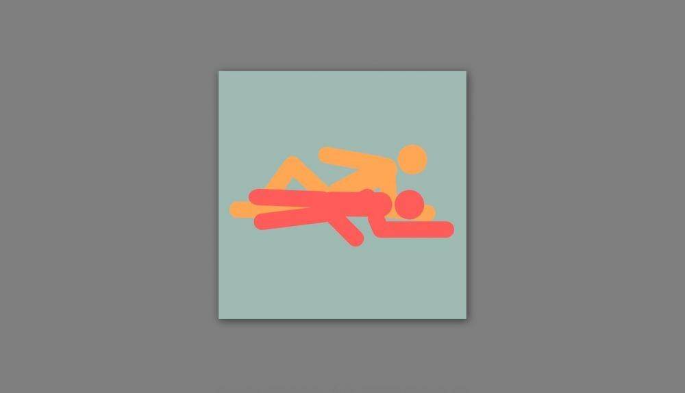 ilustrasi posisi seks berbaring miring (ro.co)