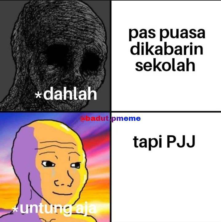 Meme menjelang Ramadan( Instagram.com/badut.pmeme)