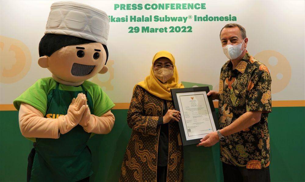Konferensi Pers Sertifikasi Halal Subway Indonesia, FX Sudirman, Jakarta Pusat (Dok. IDN Times)