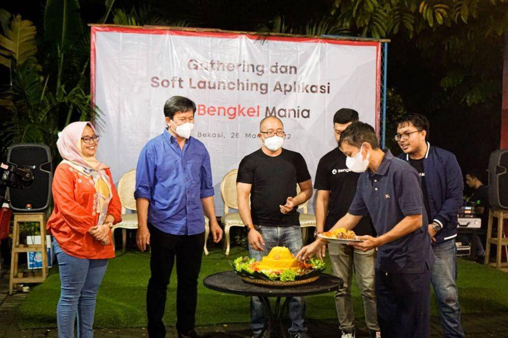 Soft Launching aplikasi Bengkel Mania. (dok. Bengkel Mania)