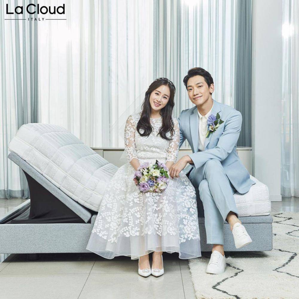 Rain dan Kim Tae Hee (instagram.com/lacloud.official)